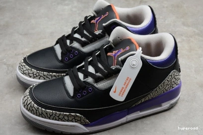 Hyperoad BLACK RETRO JORDAN PURPLE 3 COURT - 0822